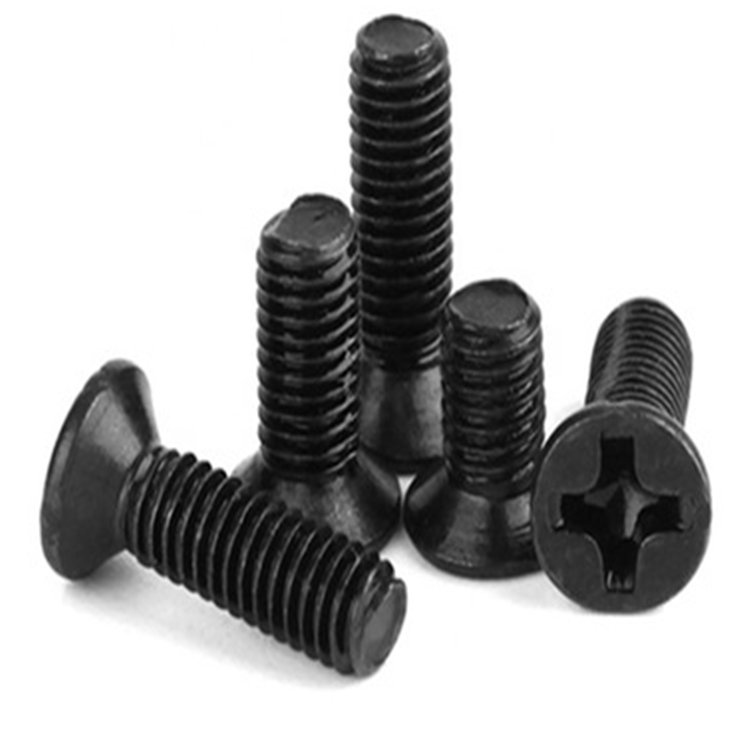 Tras-scriú micrea-scriú 1mm cuasaithe 1mm le haghaidh leictreonaice saincheaptha M1 ceann cuntar dubh