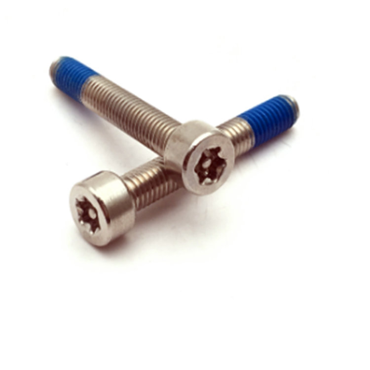 M5 ISO14579 cruach dhosmálta 304 níolón brataithe torx shocrú boltaí glasála