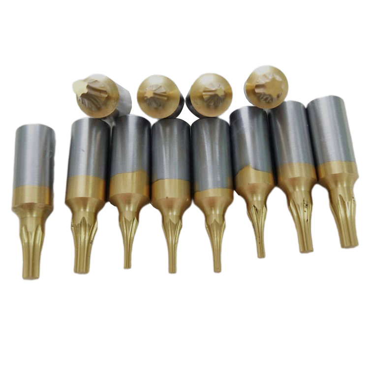 Punch torx broaching ardchaighdeáin do chodanna deil CNC