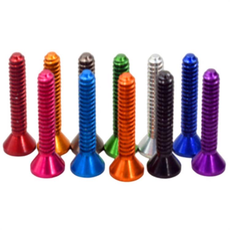 OEM Colorful Alúmanam Heicseagán soicéad scriú ceann countersunk