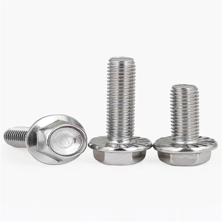 M10 flange ceann frith-skid bolt cruach dhosmálta le haghaidh gluaisteán