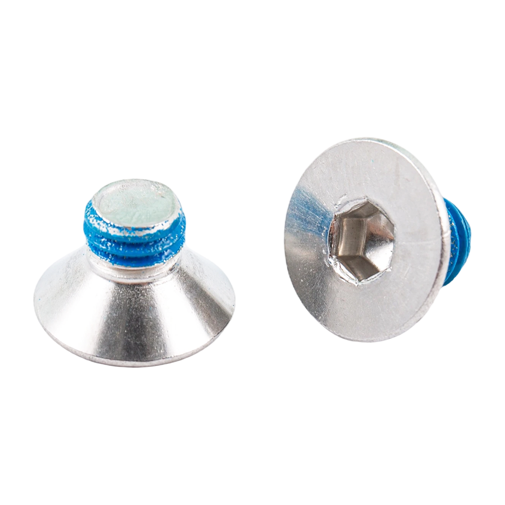 Scriúnna paiste níolón cruach dhosmálta ceann countersunk díol te
