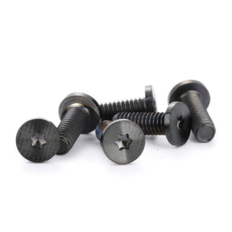 Scriú torx satin scuabtha ceann árasán caol dubh le haghaidh Huawei Scriú torx satin scuabtha ceann árasán caol dubh le haghaidh Huawei