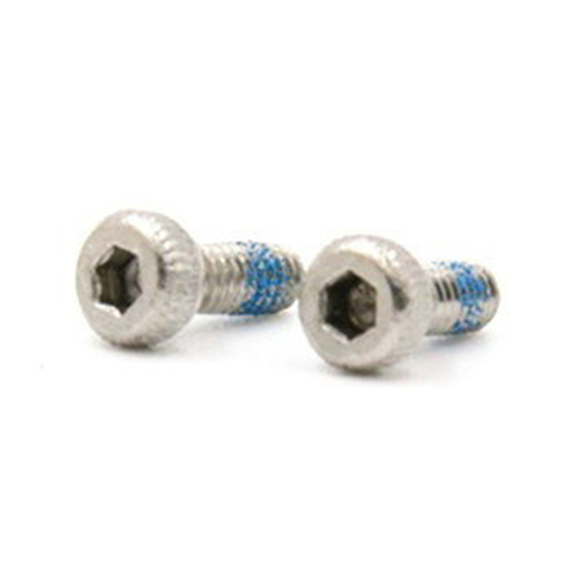 Scriú soicéad heicsidheachúlach ceann cupán M3X8mm le paiste níolón Scriú soicéad heicsidheachúlach ceann cupán M3X8mm le paiste níolón