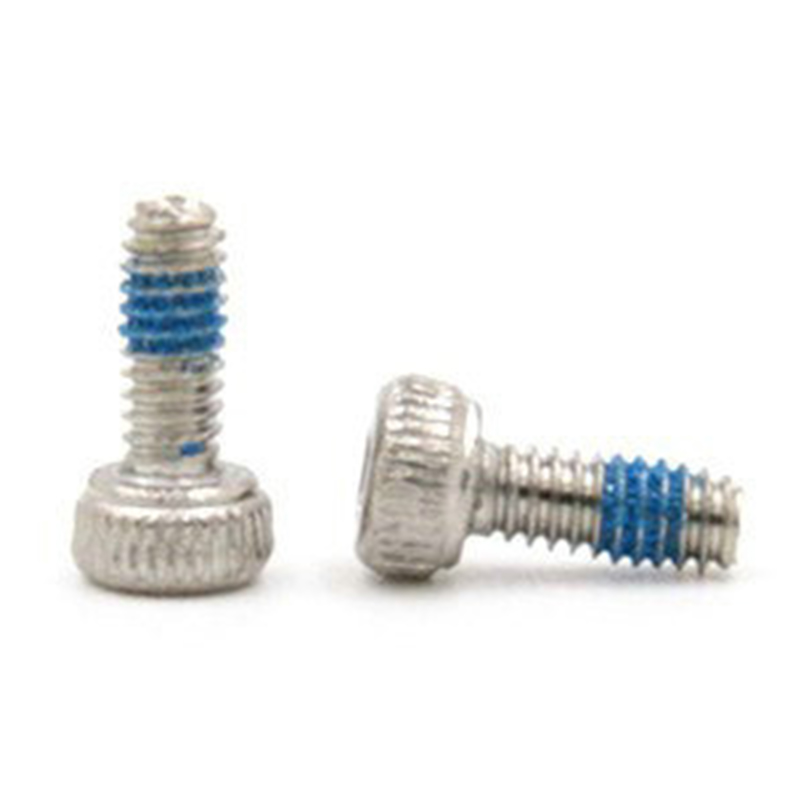 Scriú soicéad heicsidheachúlach ceann cupán M3X8mm le paiste níolón Scriú soicéad heicsidheachúlach ceann cupán M3X8mm le paiste níolón