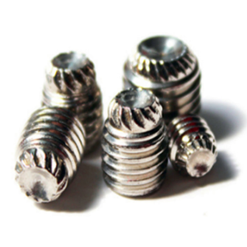 DIN916K m3 cruach dhosmálta knurling cupán soicéad socraithe soicéad socraithe