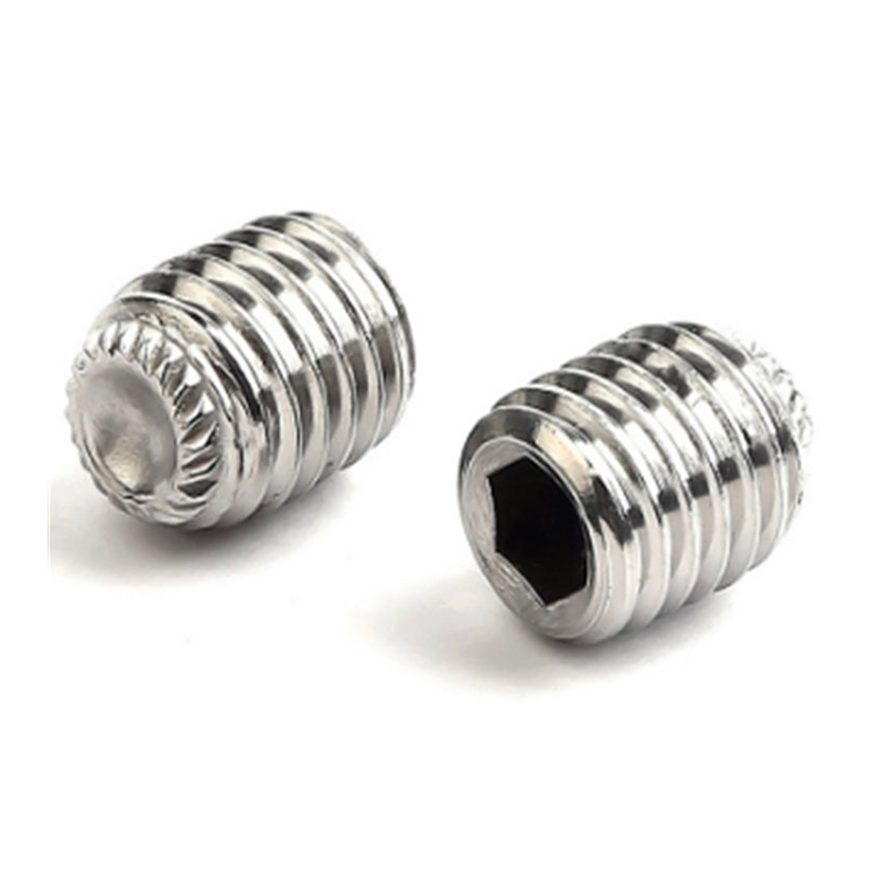 DIN916K m3 cruach dhosmálta knurling cupán soicéad socraithe soicéad socraithe DIN916K m3 cruach dhosmálta knurling cupán soicéad socraithe soicéad socraithe