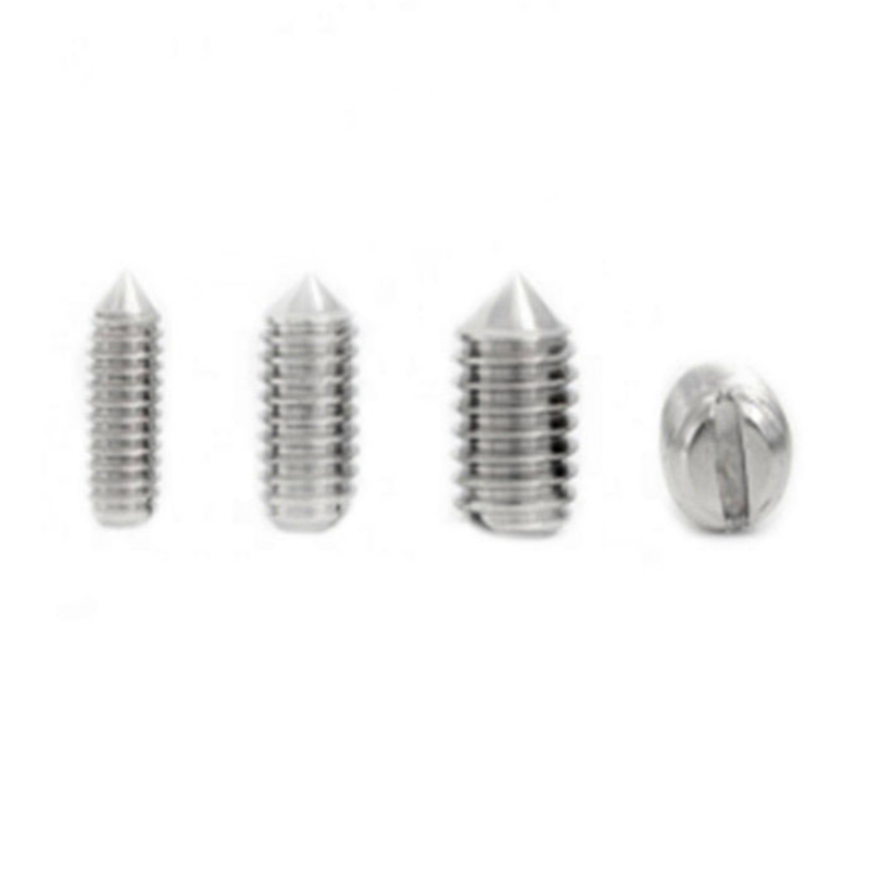 Scriú socraithe soicéad knurled cruach dhosmálta DIN 916K le pointe cupán Scriú socraithe soicéad knurled cruach dhosmálta DIN 916K le pointe cupán
