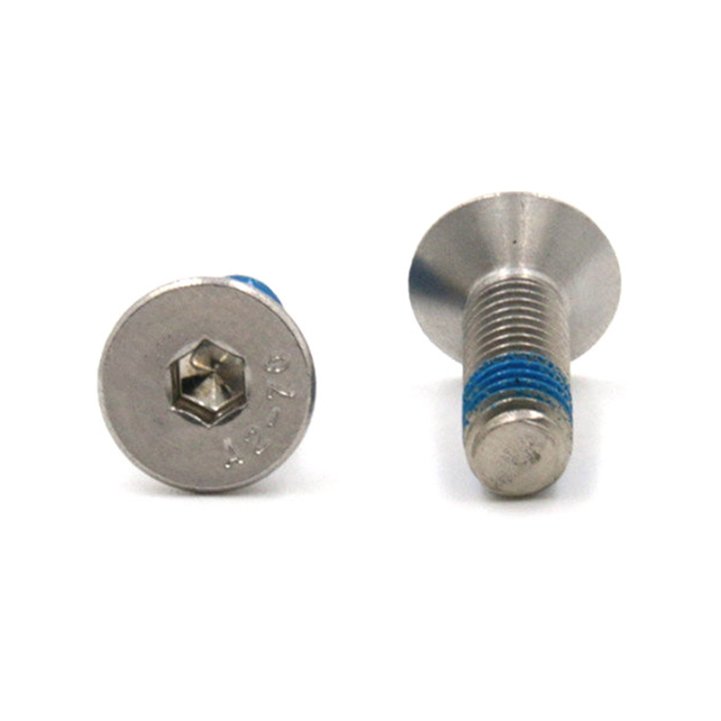 Scriúnna mionghlasála micrea-scriúnna glasála soicéad ceann countersunk cruach dhosmálta Scriúnna mionghlasála micrea-scriúnna glasála soicéad ceann countersunk cruach dhosmálta
