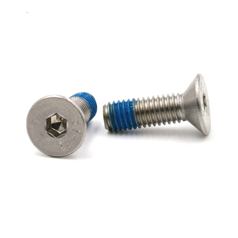 Scriúnna mionghlasála micrea-scriúnna glasála soicéad ceann countersunk cruach dhosmálta Scriúnna mionghlasála micrea-scriúnna glasála soicéad ceann countersunk cruach dhosmálta