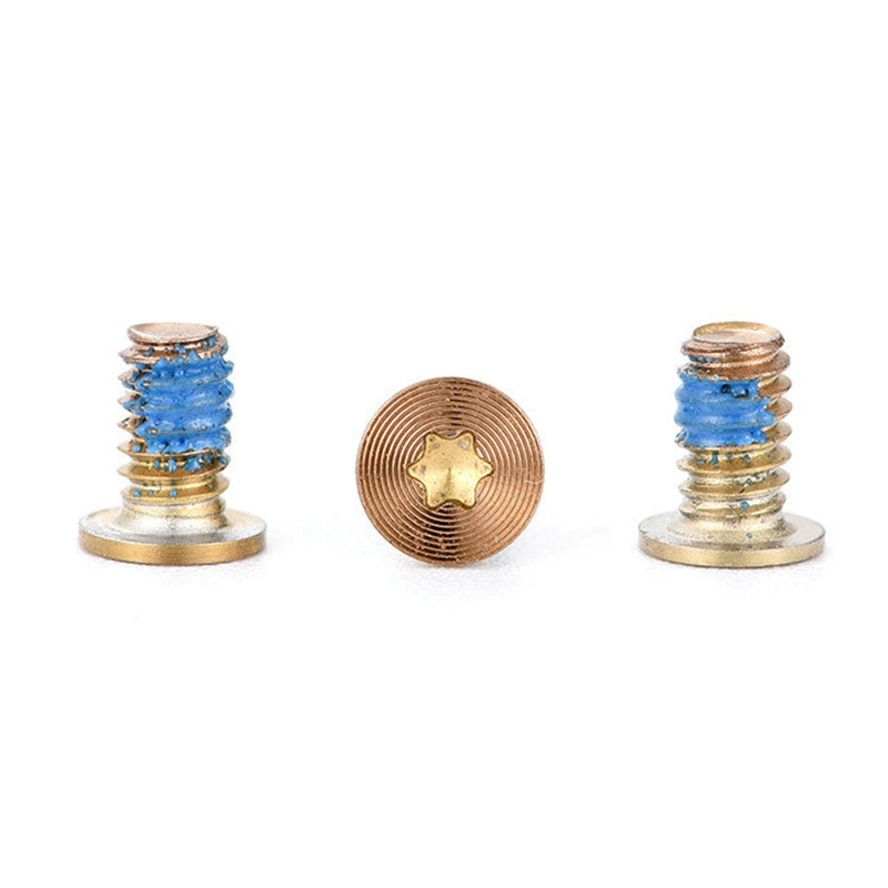 Dath órga CD patrún countersunk ceann torx scriú glasála micrea Dath órga CD patrún countersunk ceann torx scriú glasála micrea