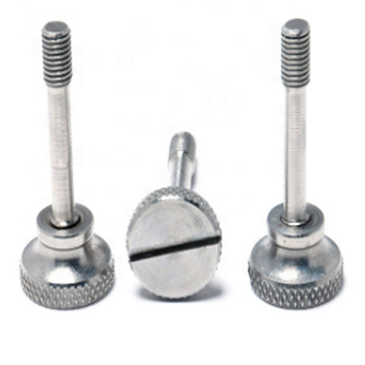 M8 cruach dhosmálta saincheaptha knurled scriú painéal captive ceann tanaí